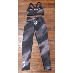 Adidas x Peloton Women's Primegreen BT Print Tight Bra Set Size Small NWT NWOT